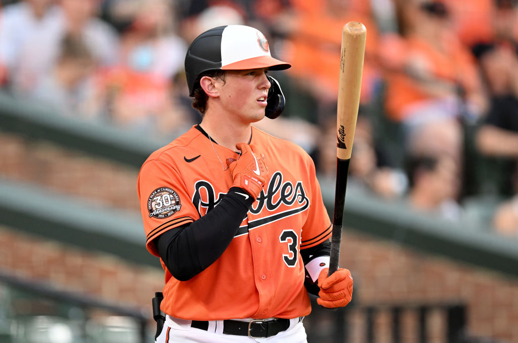 Rutschman showing enthusiasm behind the plate and patience at it