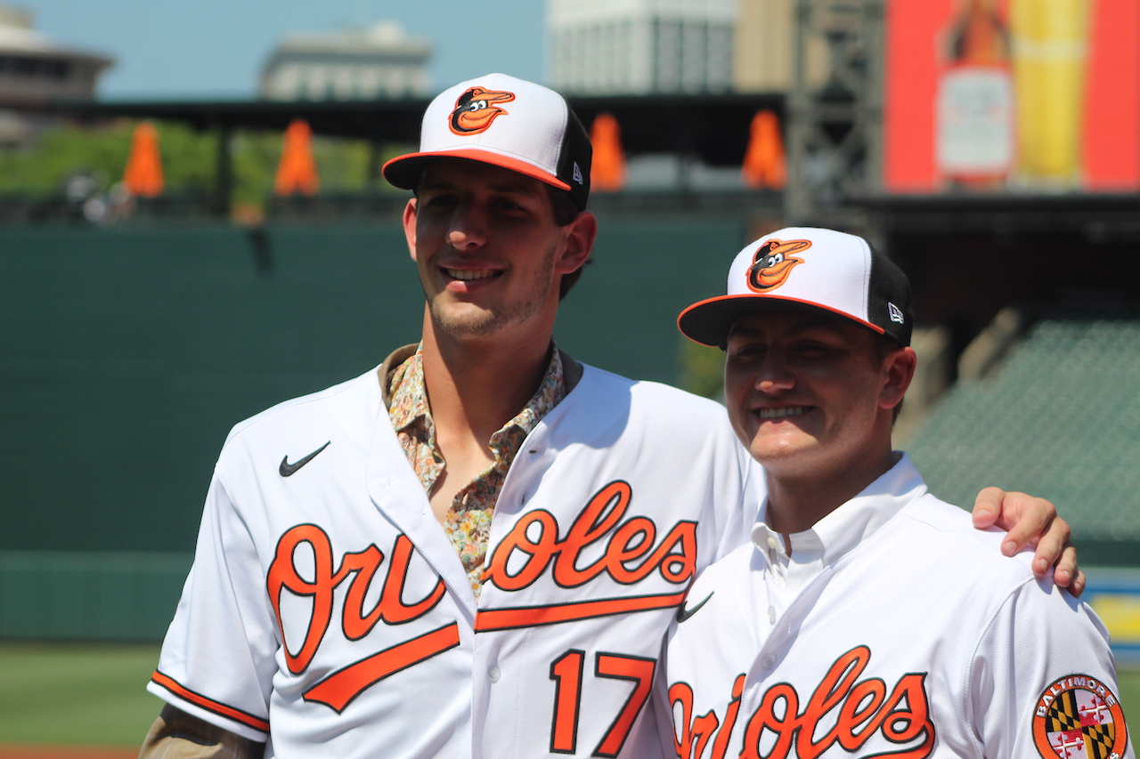 O’s draft picks Dylan Beavers and Jud Fabian talk about joining the Orioles