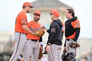 Albernaz on pitching plans after latest cancellation, more roster moves, updates on Holliday and Westburg, and other notes