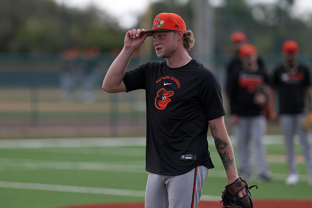 Orioles celebrate Shane Baz contract extension