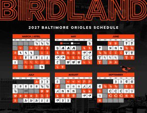 Orioles reveal 2027 schedule